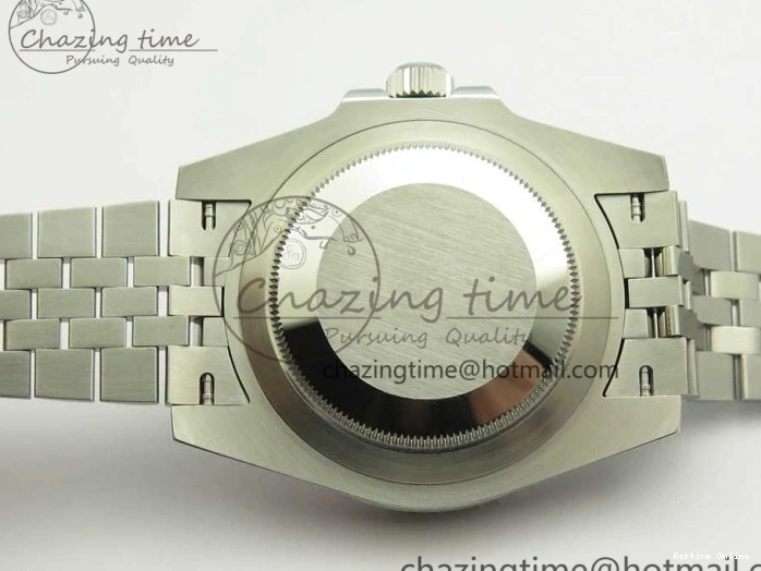 0201 UrbanChic GMT-Master II 126710 BLRO BPF Black Green Ceramic Bezel SS Black Dial on SS Jubilee Bracelet A 3347